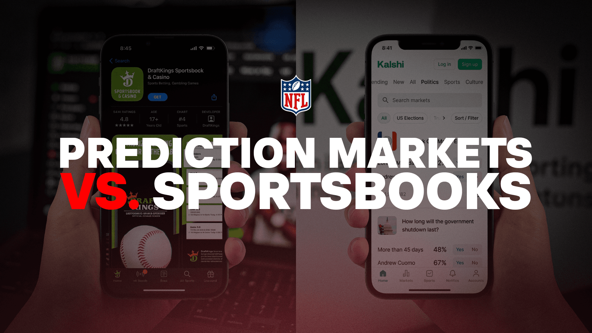 Prediction Markets Gain NFL Betting Volume as Regulated Sportsbooks Stall