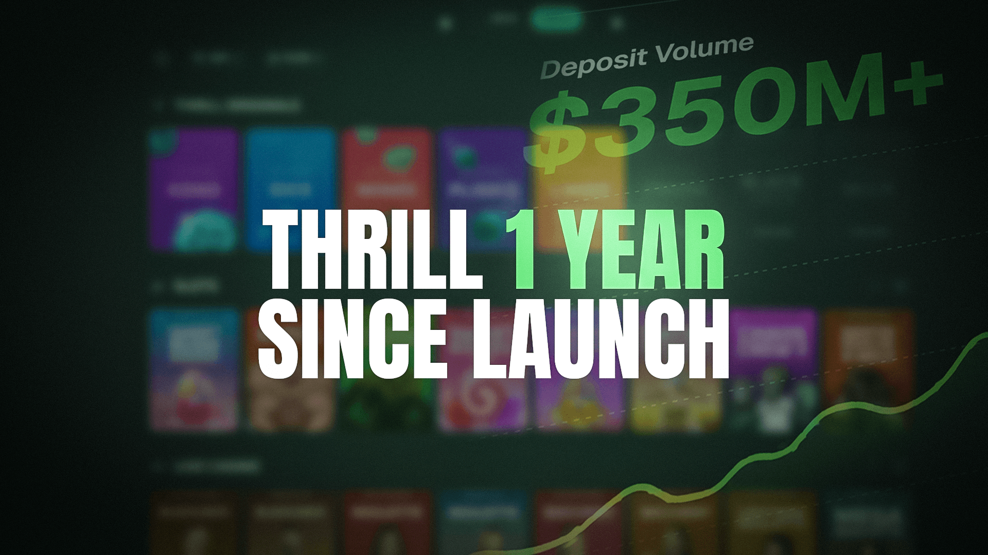 Thrill Closes Out First Year With $350M in Deposits